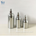 30ml 50ml Shiny silver Airless Bottle